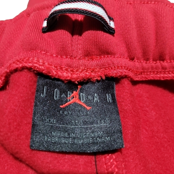 Jordan Essental fleece pants size XXL   Color red. BNWT - Picture 5 of 5